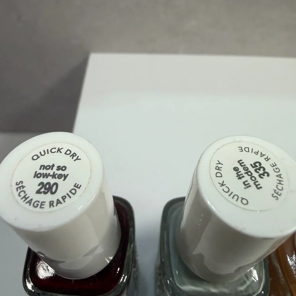 💙3/$20 Essie Nail Polish Set - Burgundy, Sage, Mustard, Taupe